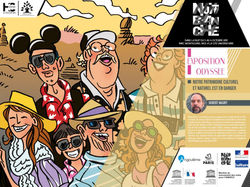 Exposition Odyssée lors de la Nuit Blanche avec le soutien de la Marie de Paris