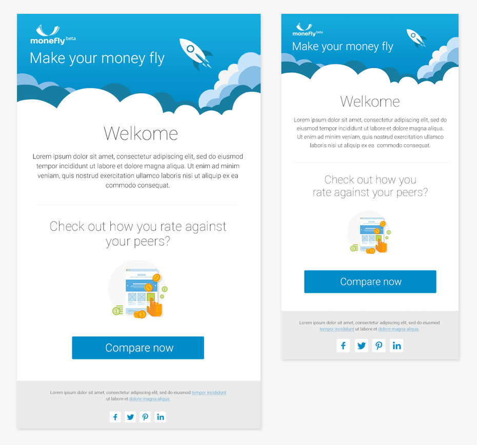 How to use white space around the CTA