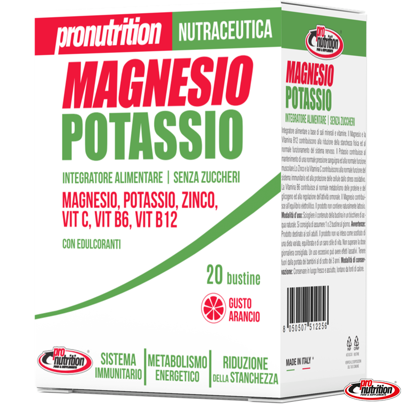 PRONUTRITION - MAGNESIO E POTASSIO - 20 BUSTINE