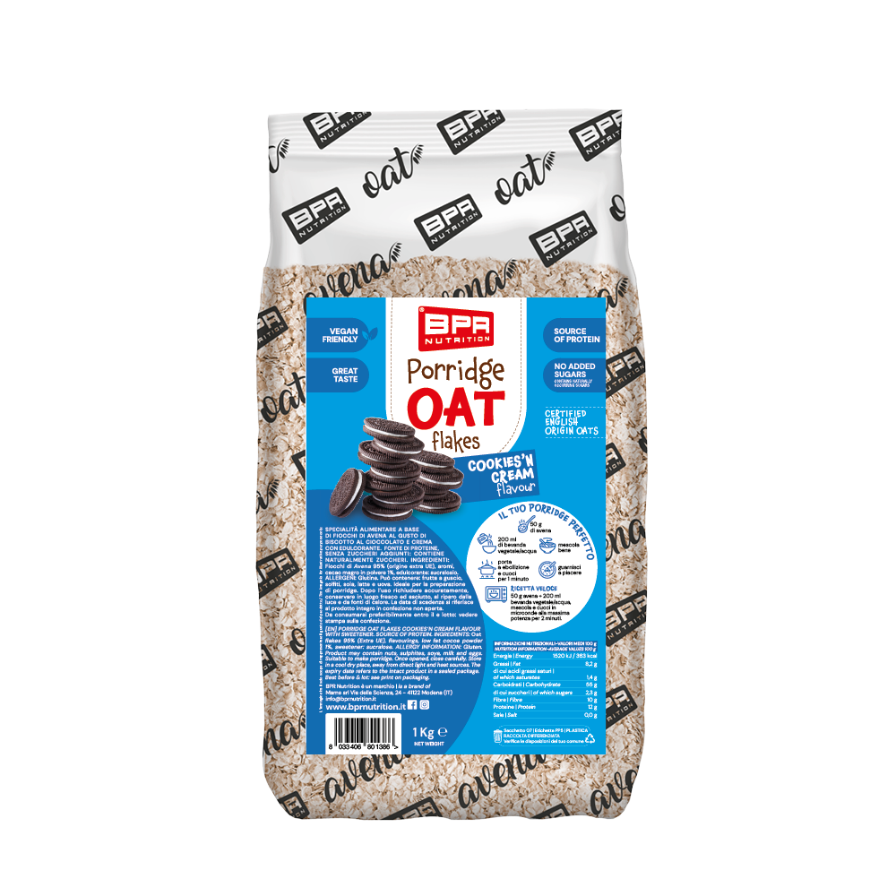 BPR NUTRITION - PORRIDGE OAT FLAKES Cookies’n Cream