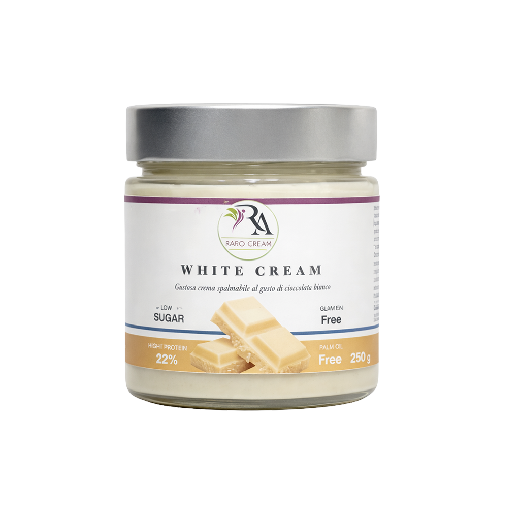 Raro Cream - Crema Spalmabile Proteica - Cioccolato Bianco / White - 250g