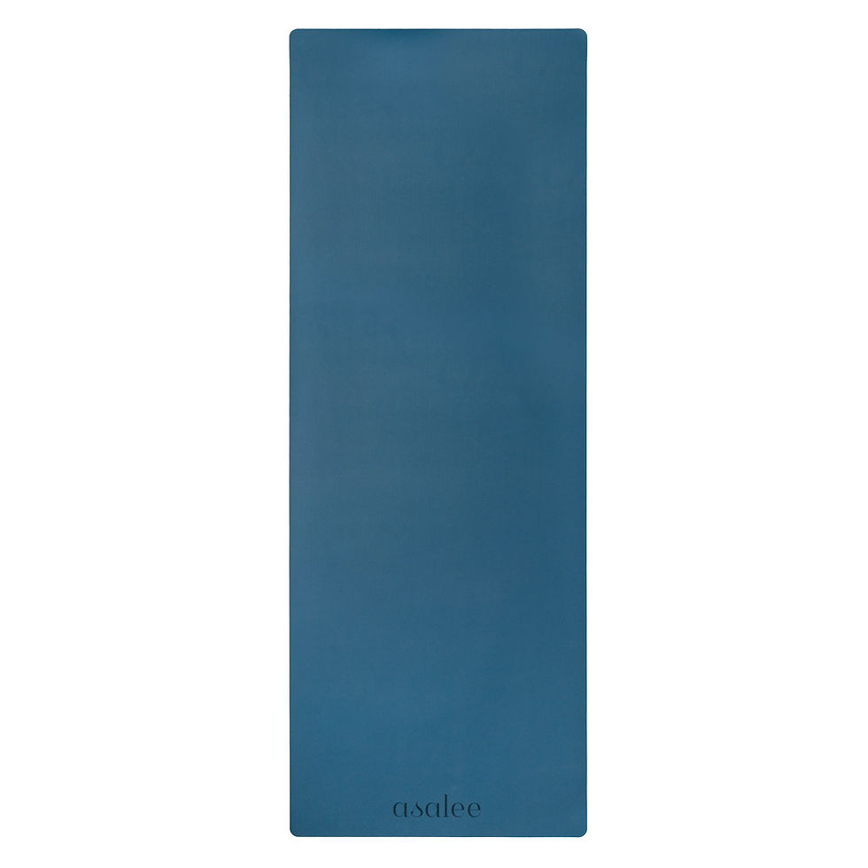 Aegean Blue iced PU Yoga mat