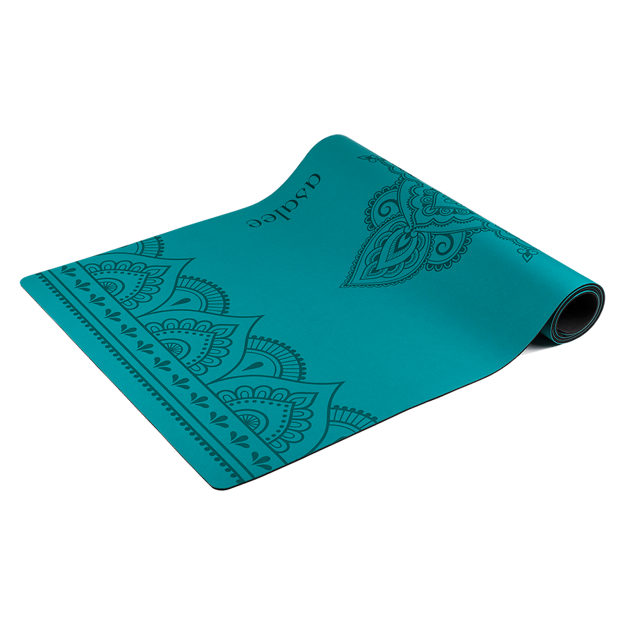 Lake Blue iced PU Yoga mat