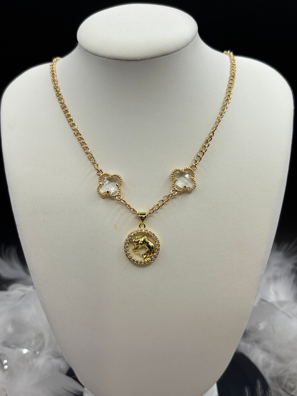 Miniature : Collier, signe astrologique