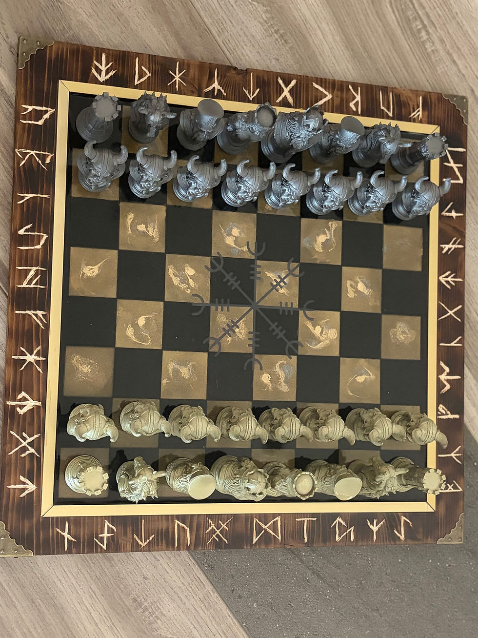 Miniature : Jeu d’échecs viking 