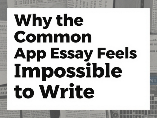 Why the Common App Essay Feels Impossible to Write (And What Actually Makes One Work)