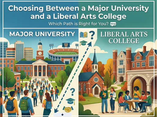 Choosing Between a Major University and a Liberal Arts College