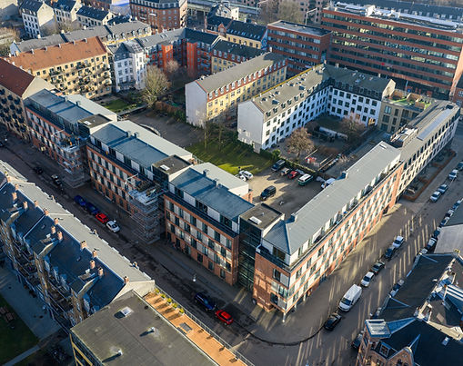 Dronebillede af Svanevej