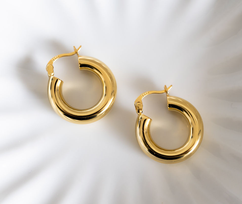 Thumbnail: Arabella Gold Hoops