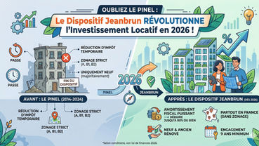 Illustration simplifiée du nouveau dispositif d'investissement locatif Jeanbrun par Maître Jérémie OUSTRIC avocat au Barreau de Montpellier Droit Immobilier