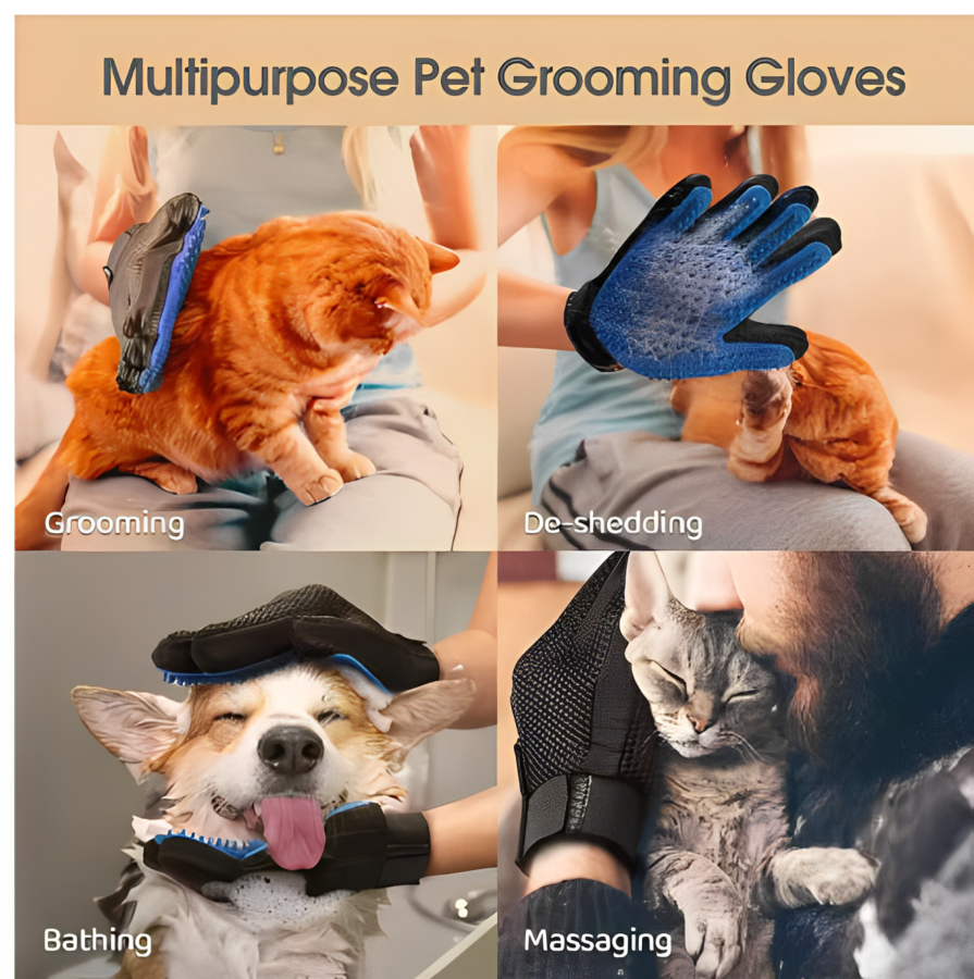 Thumbnail: Pet Grooming Deshedding Glove