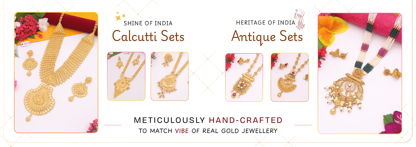 One gram gold jewellery collection