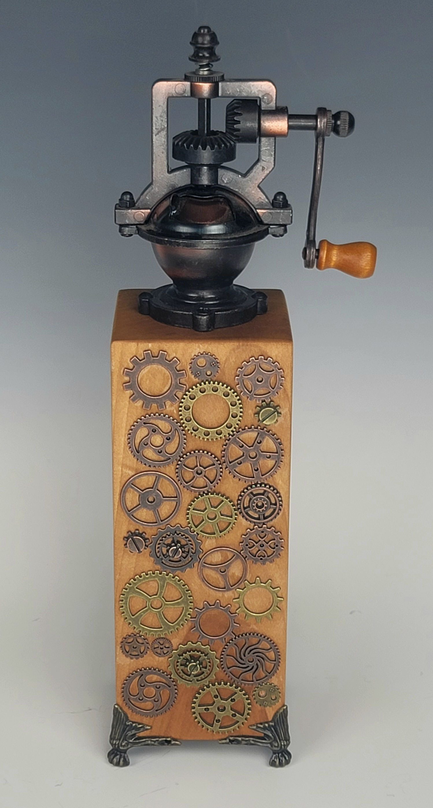 Steampunk Style Manual Pepper Grinder