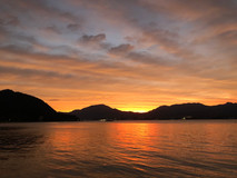 宮島の夕日^_^/MIYAJIMASEAKAYAK (宮島シーカヤック)/厳島神社・大鳥居・宮島観光