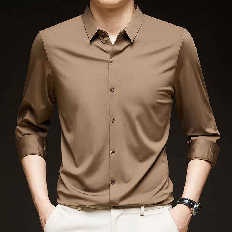 Thumbnail: Way Stretch Tailored Dress Shirt – Modern Business Fit