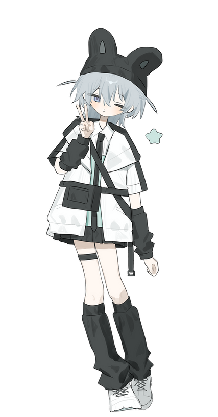 セカイちゃん　デザイン・三面図