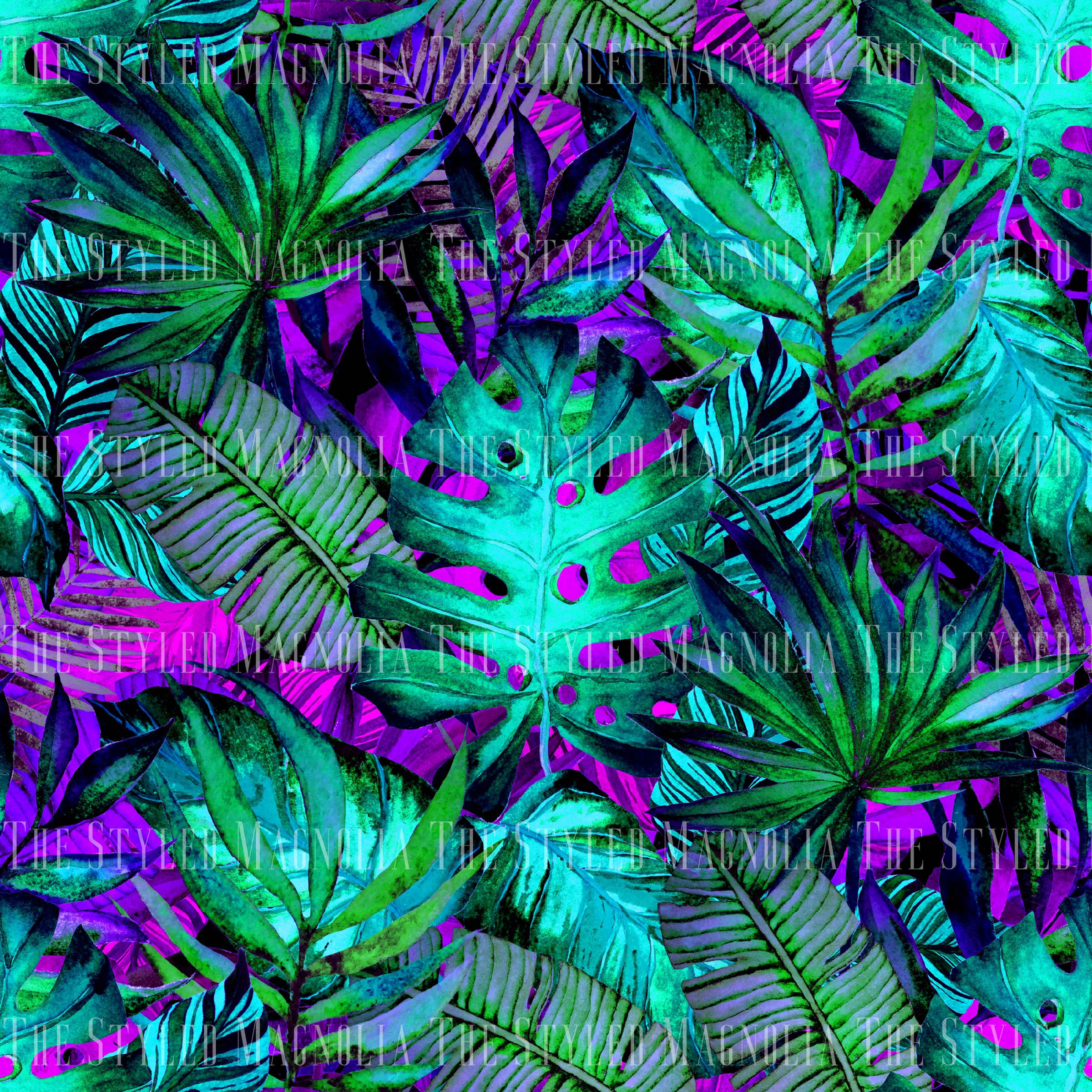 PICK-A-PRINT: VIOLET JUNGLE