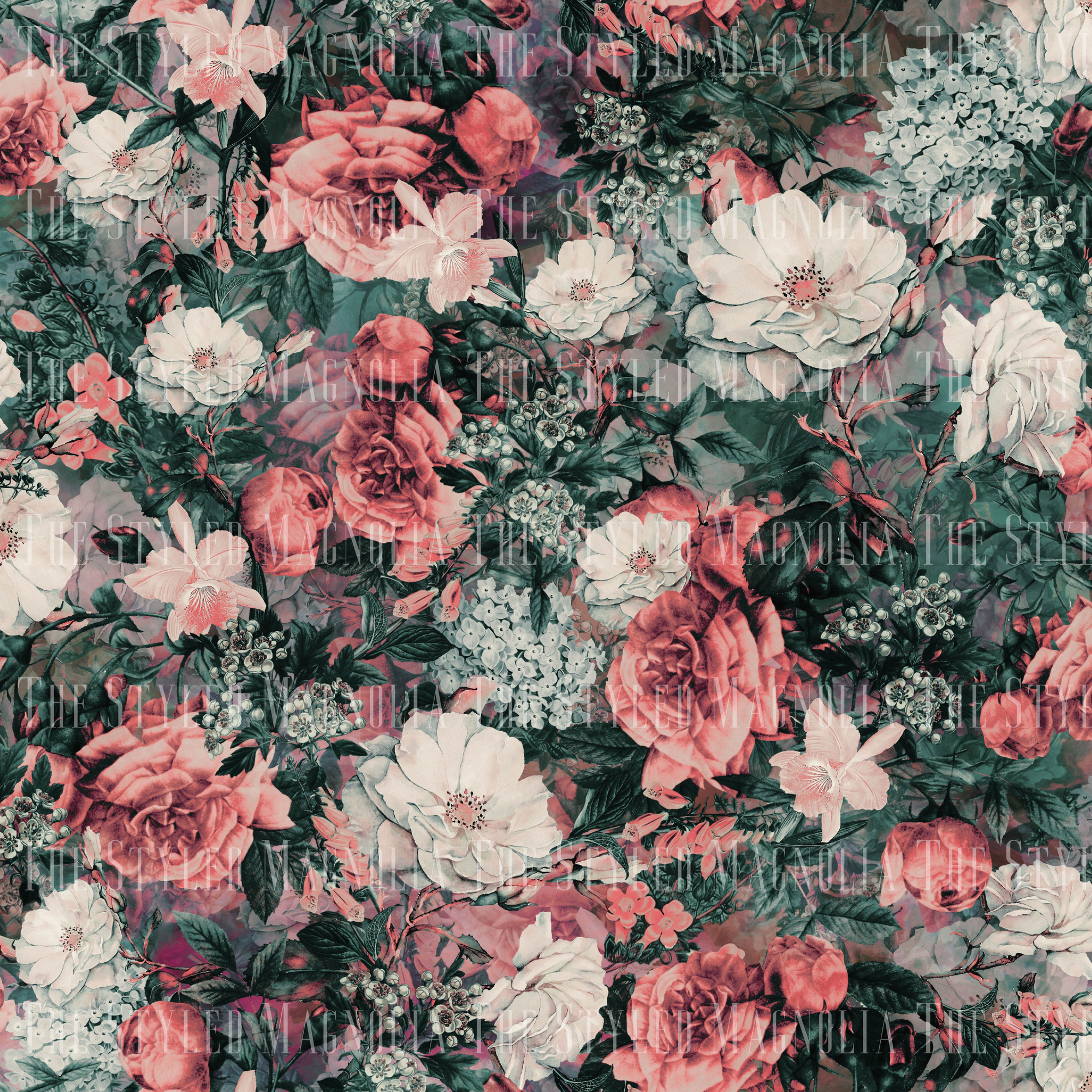 PICK-A-PRINT: CORAL FLORAL