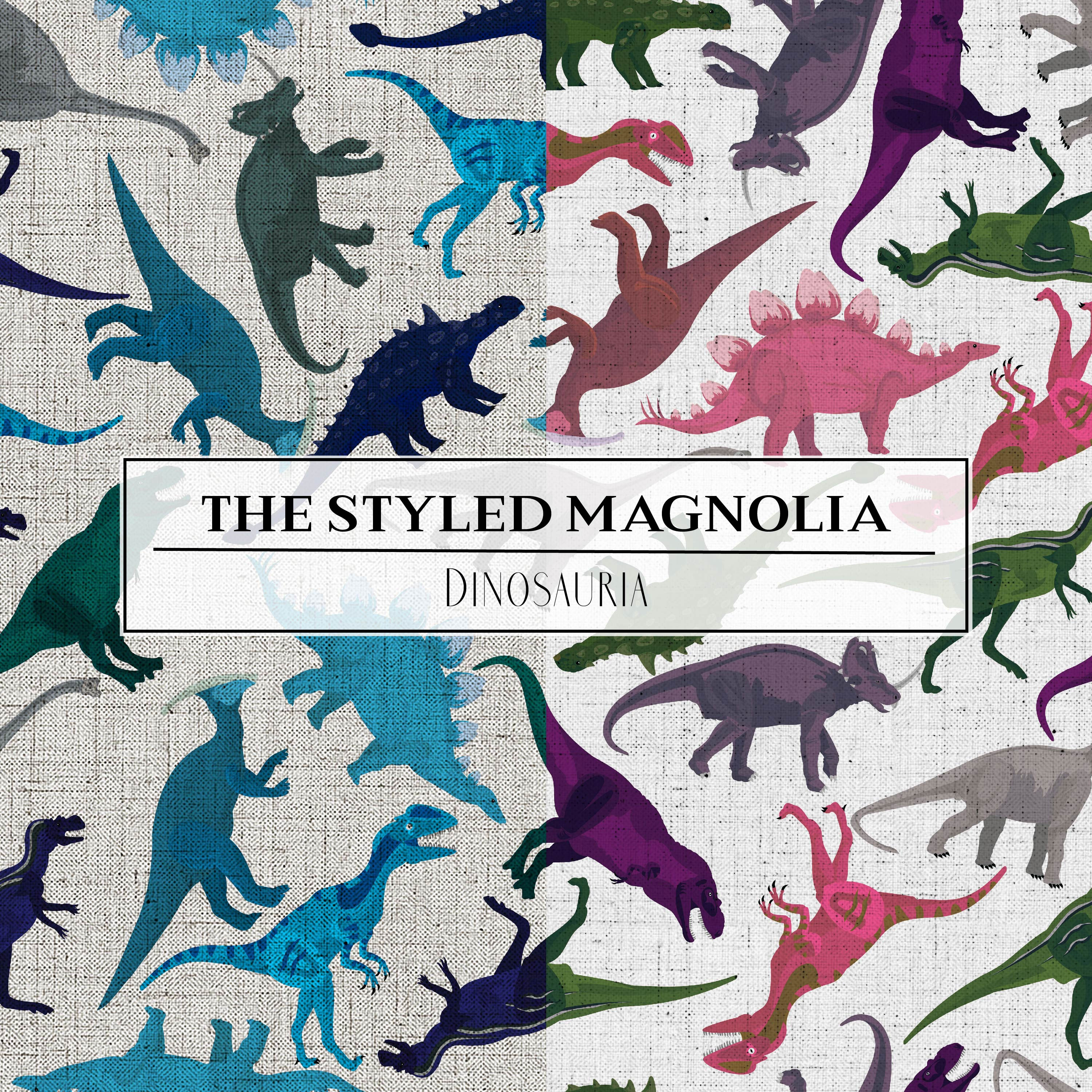 PICK-A-PRINT: DINOSAURIA LIGHT (BLUE & PINK)