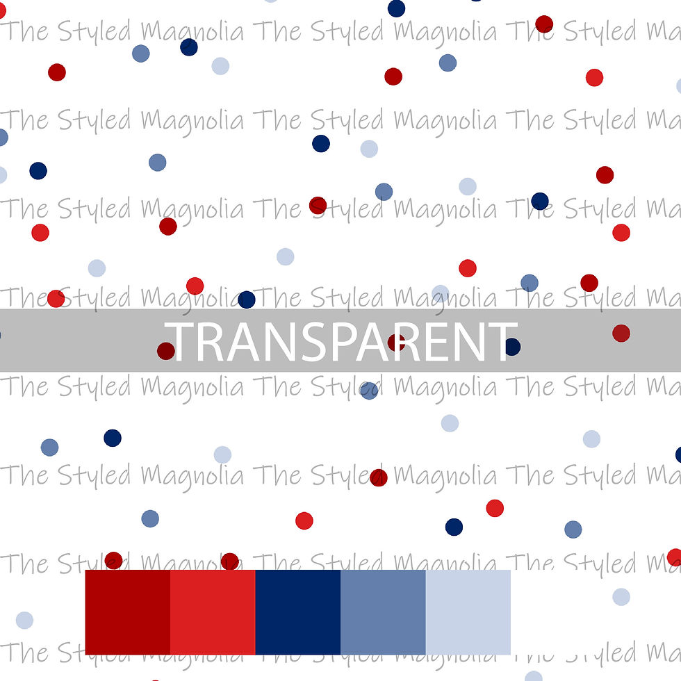 Thumbnail: PICK-A-PRINT: TRANSPARENT POLKA DOT HOLIDAY COLLECTION