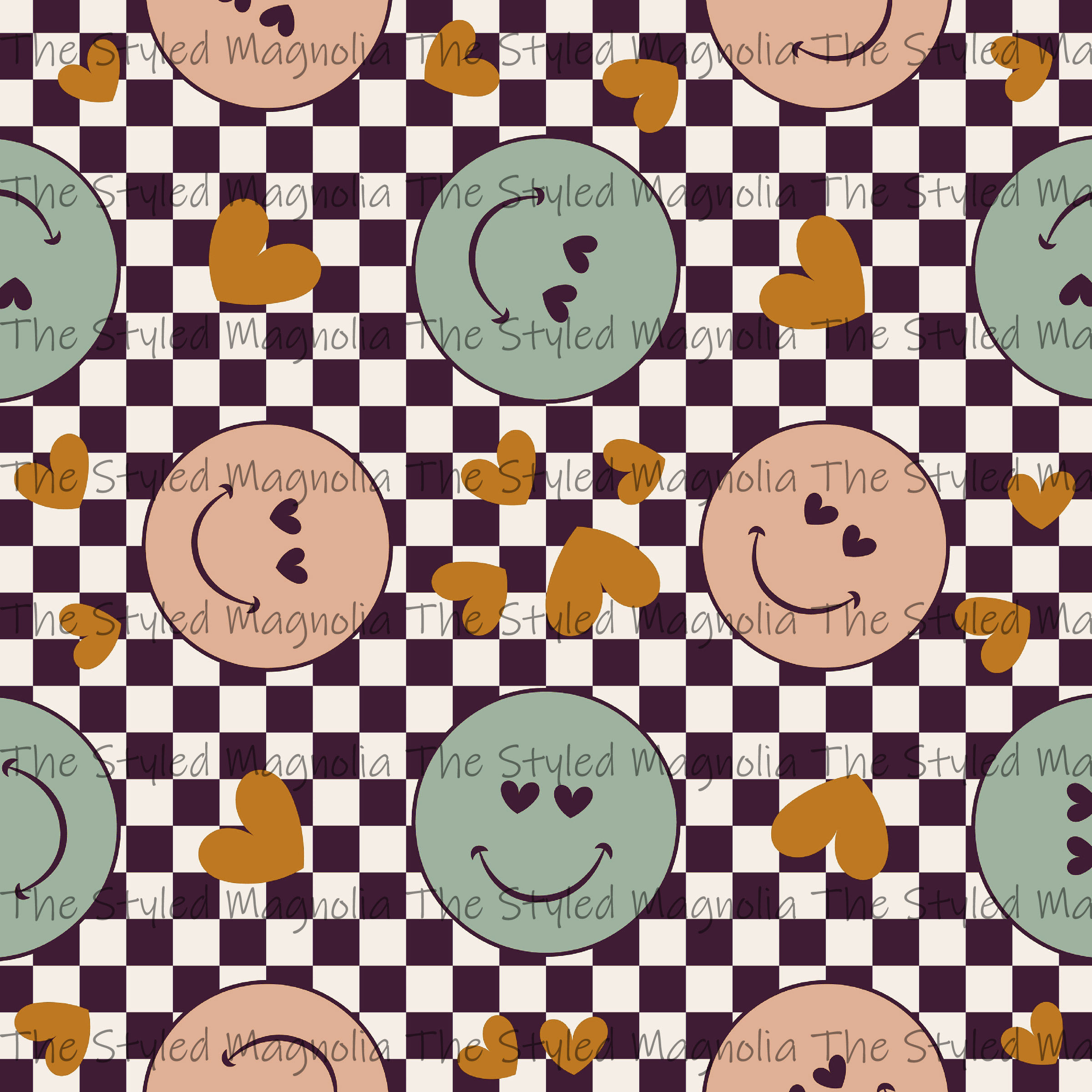 PICK-A-PRINT: CHECKERED SMILE