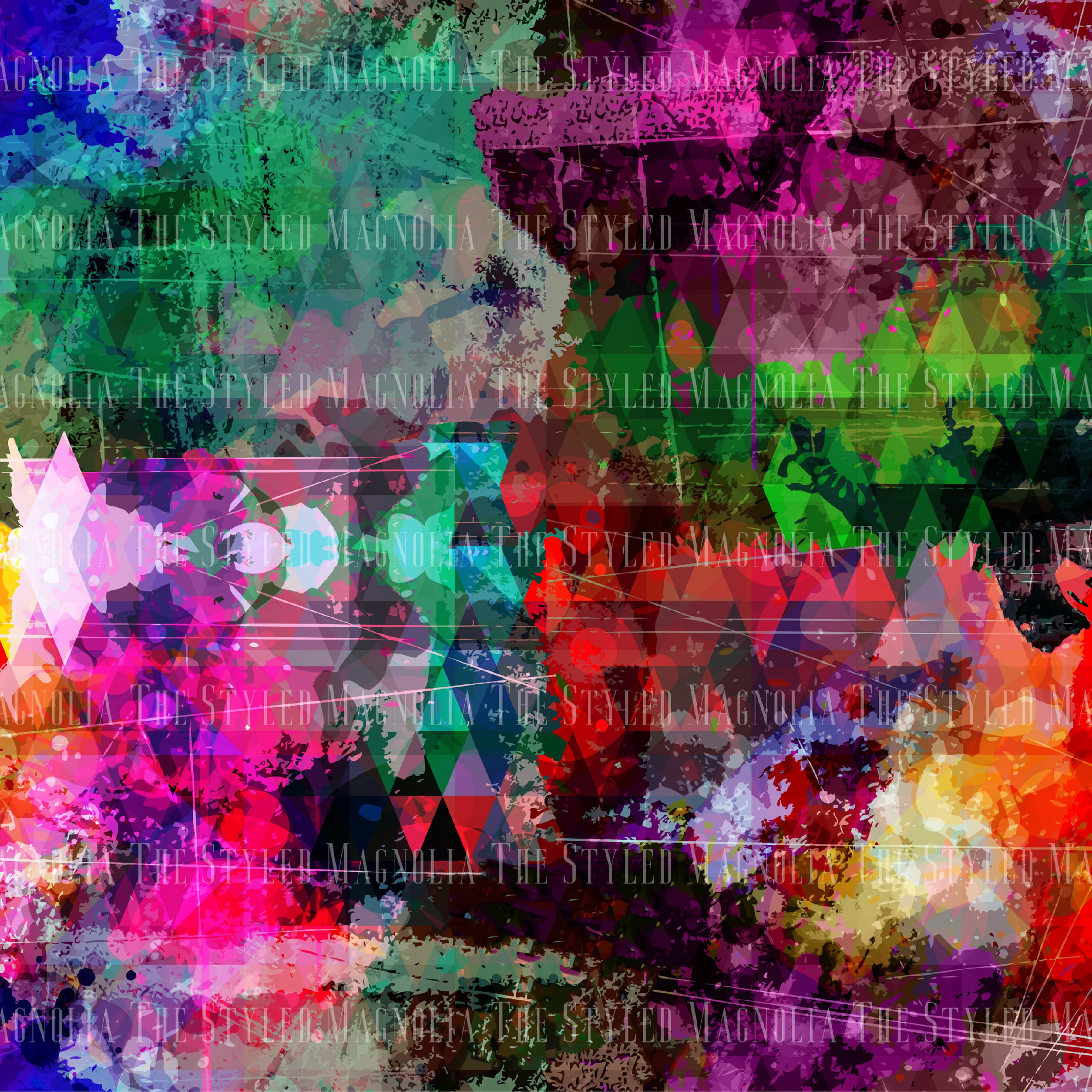 PICK-A-PRINT: GRUNGE TRIANGLES 2.0