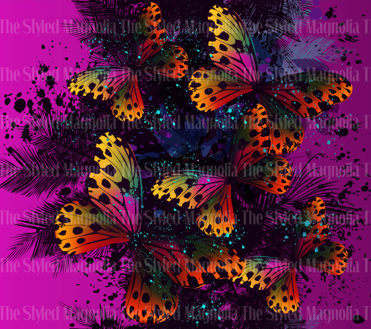 PICK-A-PRINT: FLIGHT OF THE BUTTERFLIES (BORDER PRINT)