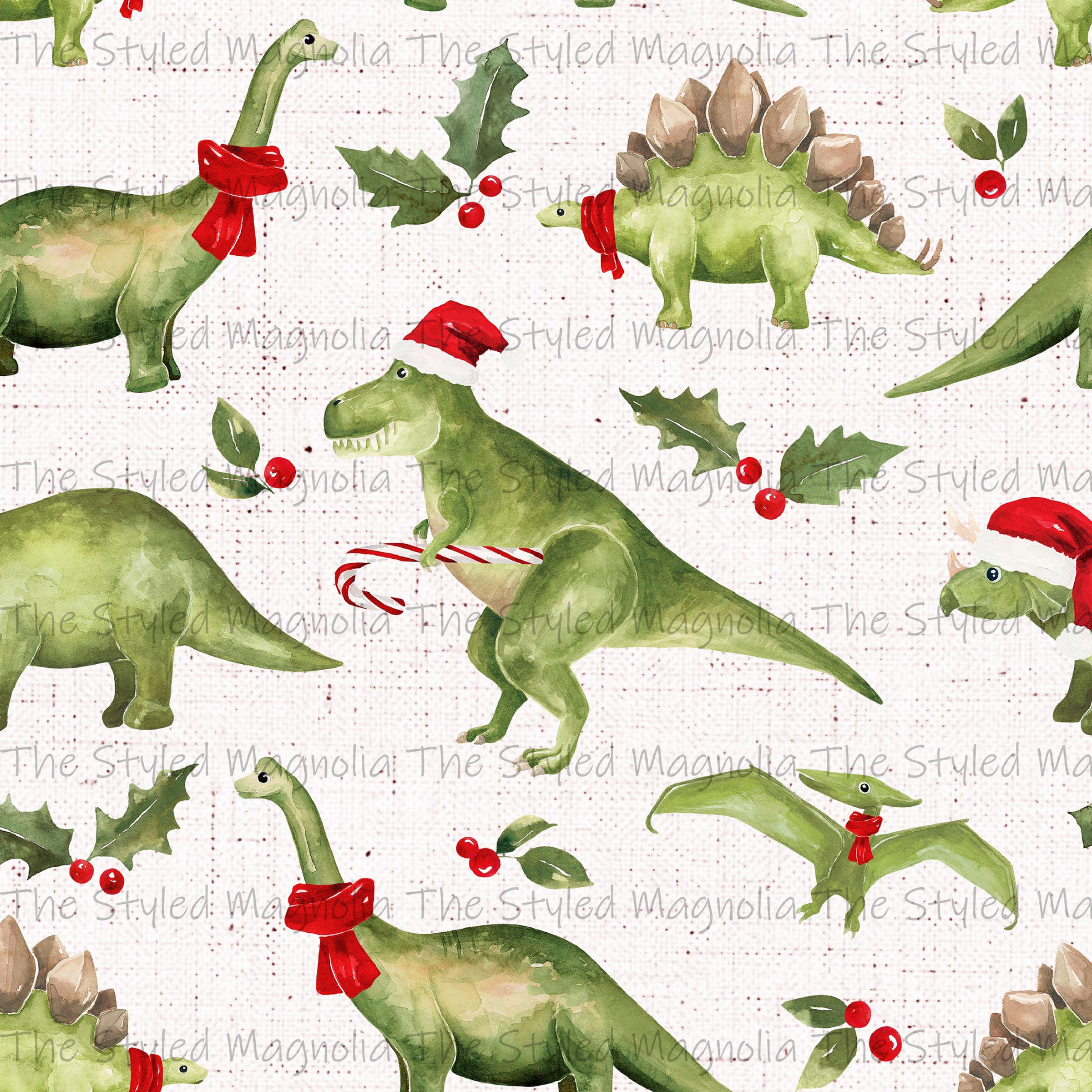 PICK-A-PRINT: CHRISTMAS DINOS