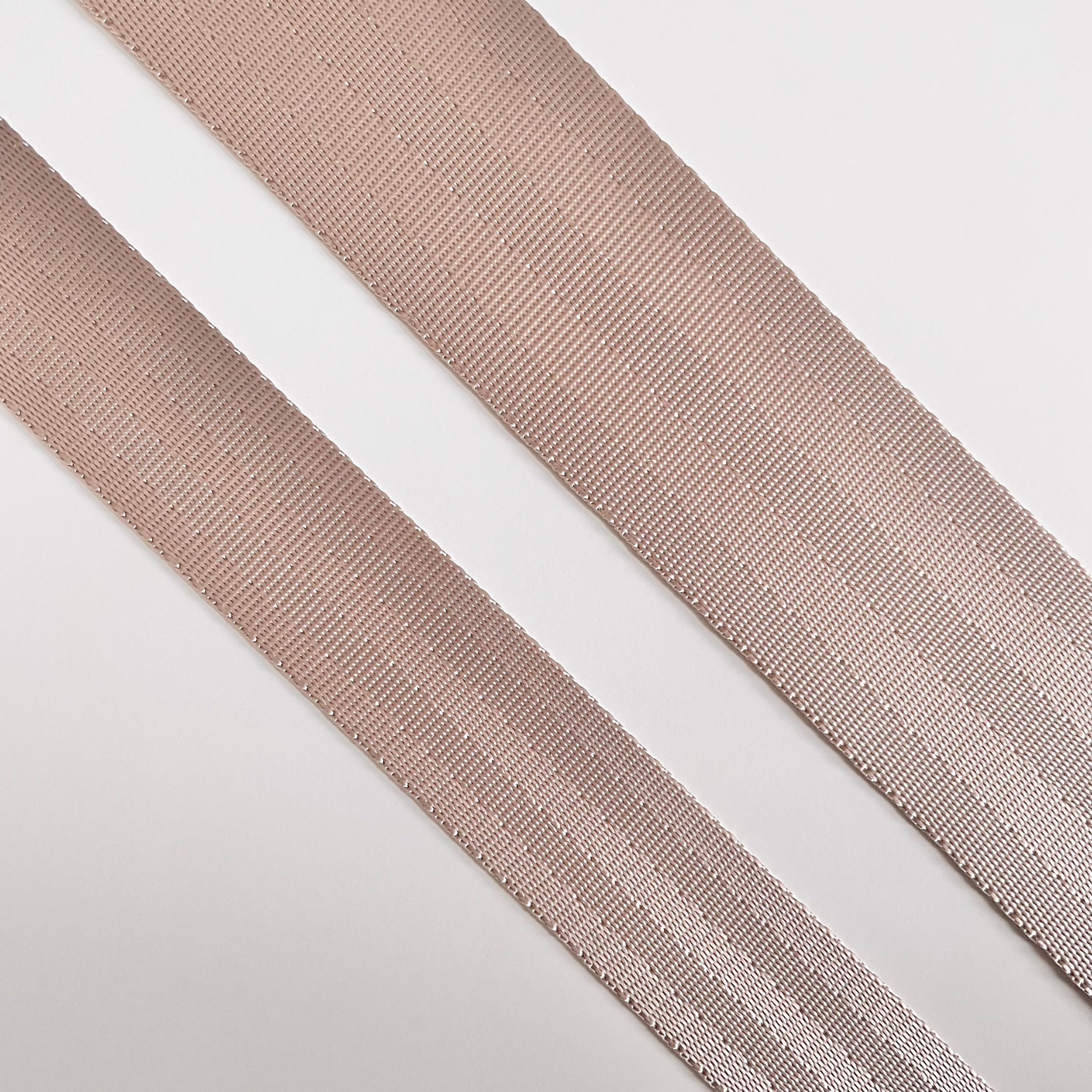 SOLID SEATBELT WEBBING - BEIGE
