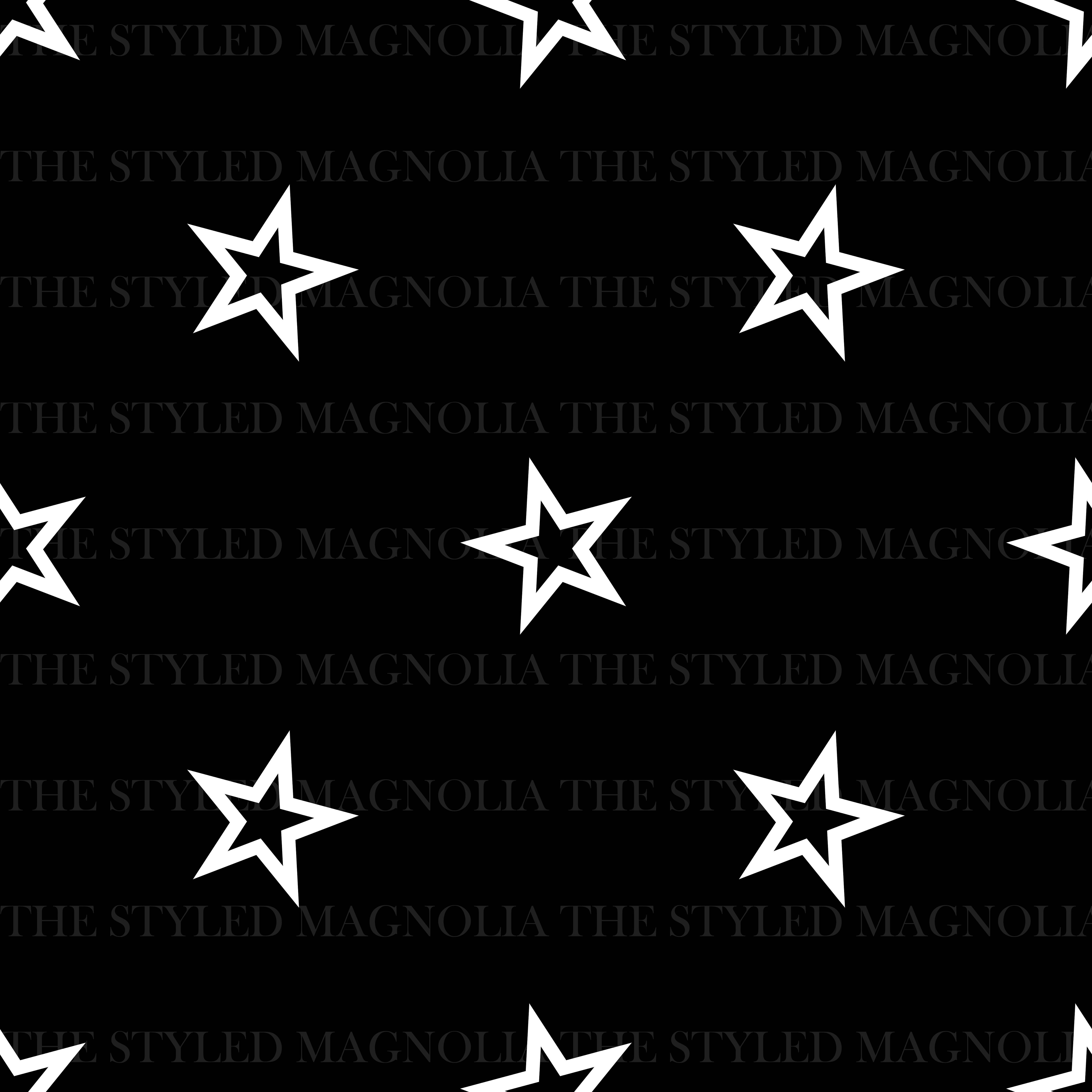 PICK-A-PRINT: MONOCHROMATIC OPEN STARS