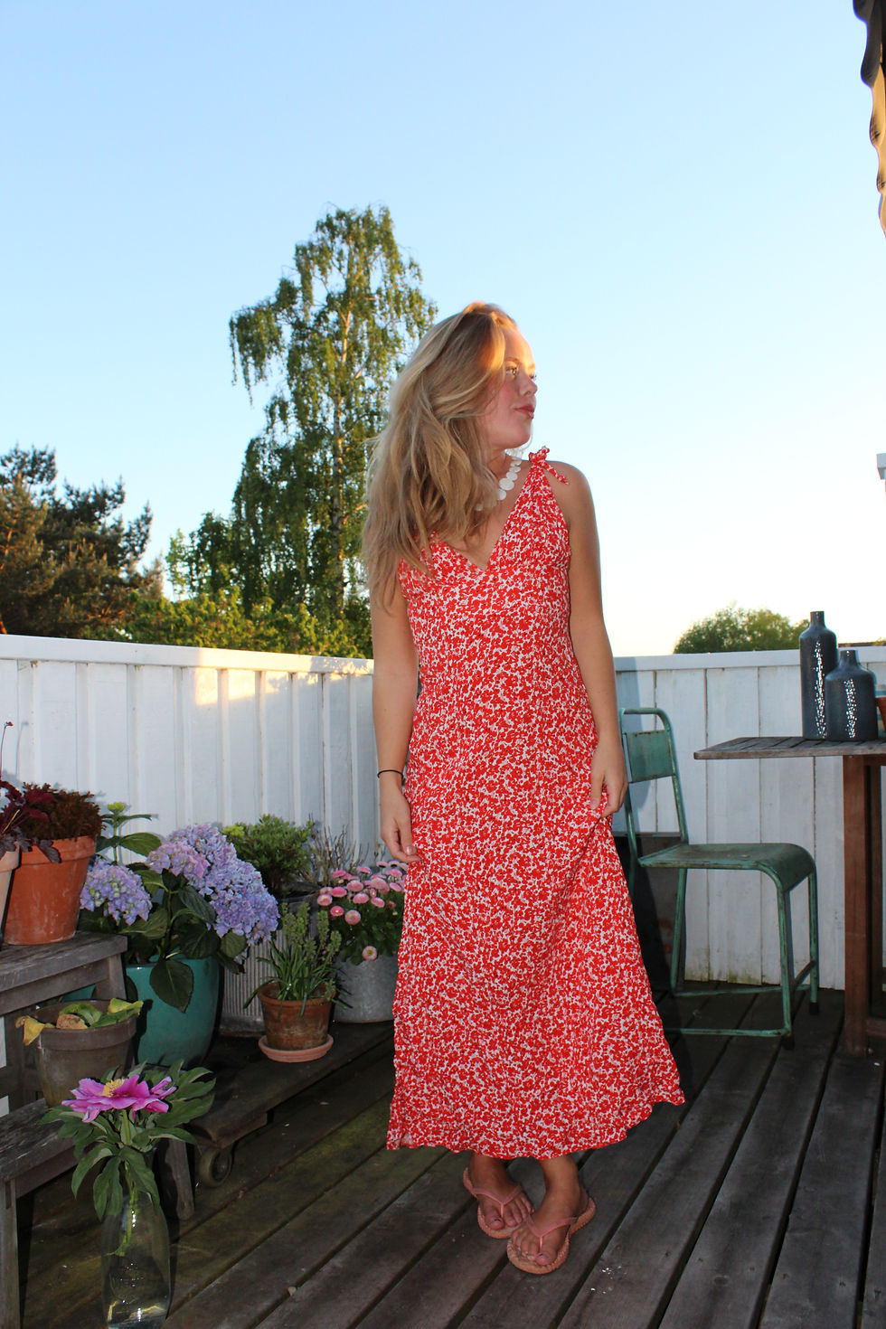 Thumbnail: Long flower dress