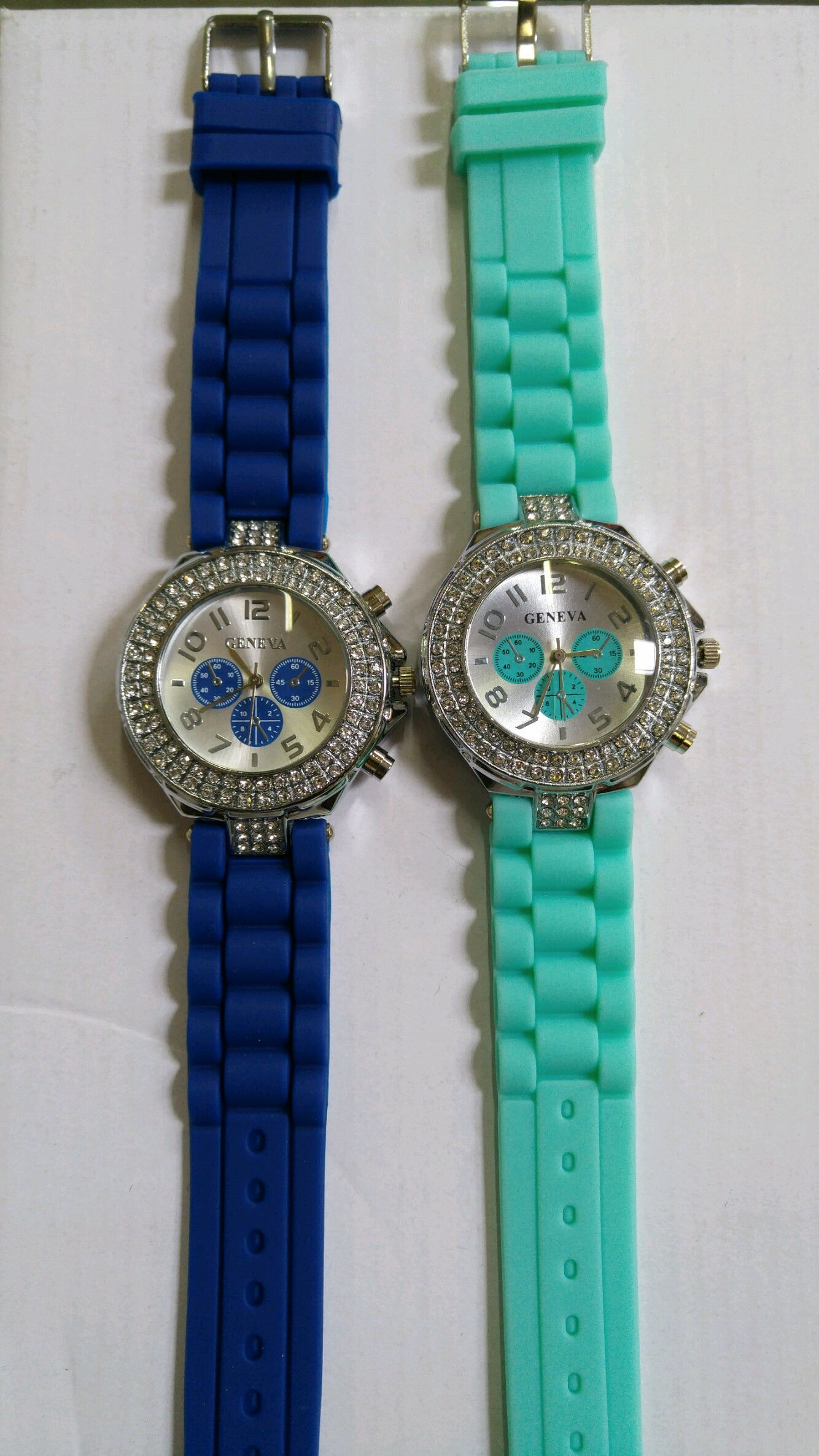 Geneva Silicone Band Watch