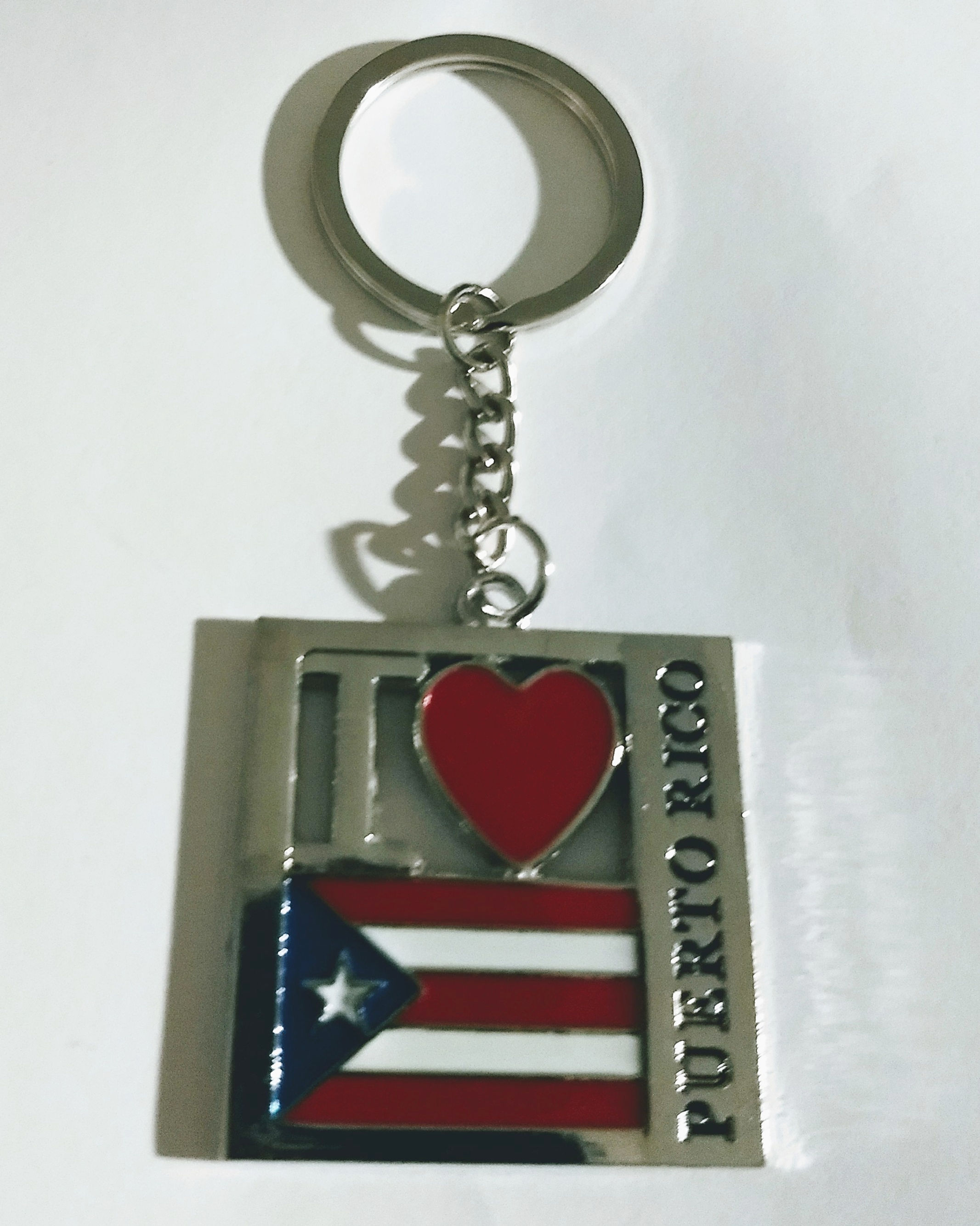 I Love Puerto Rico Keychain