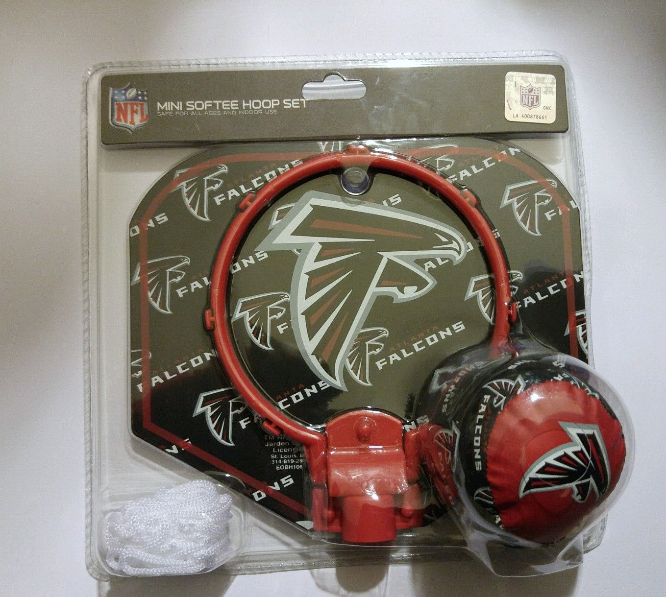 Falcons Soft Hoop Basketball Set