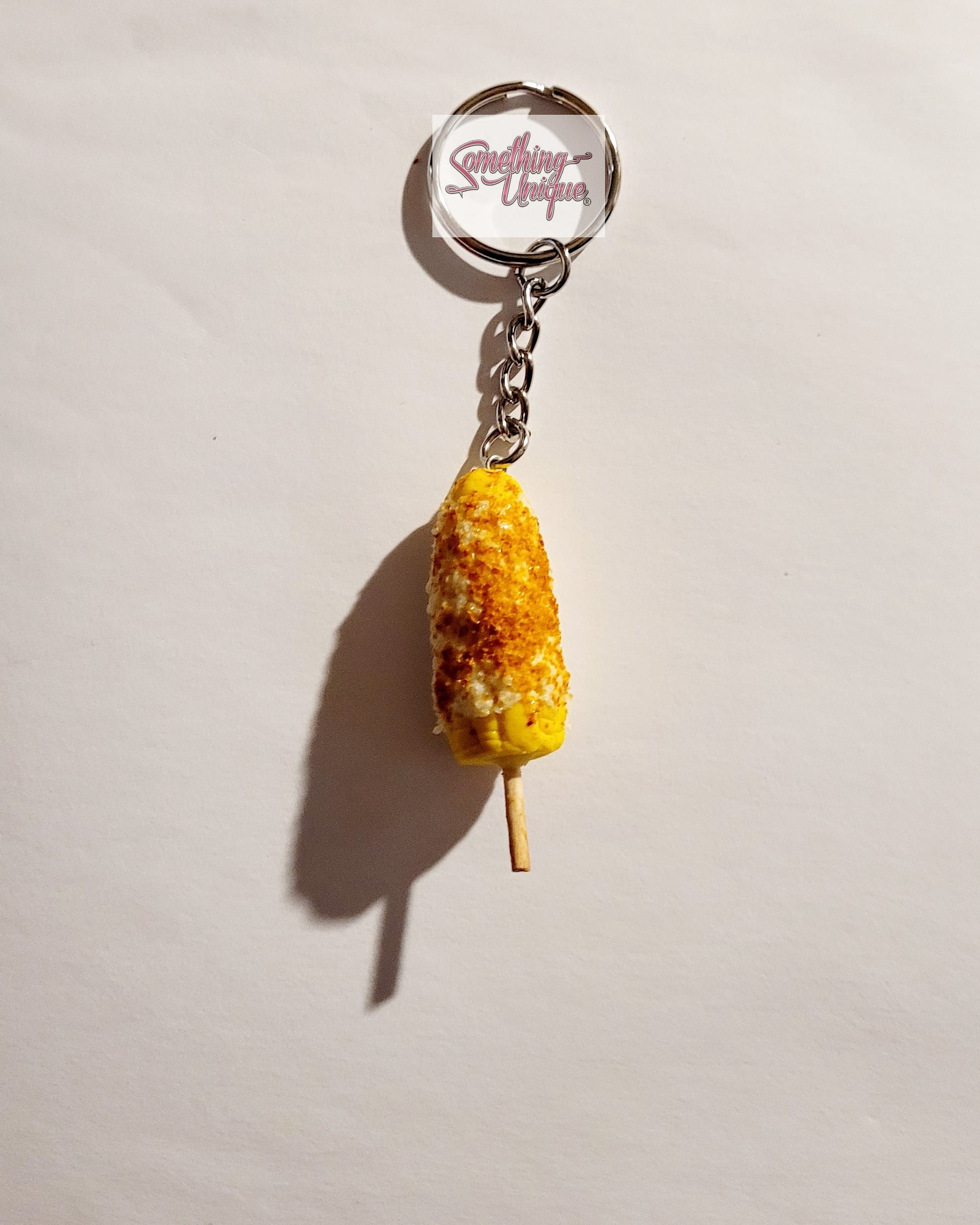 Elote Con Chile Keychain