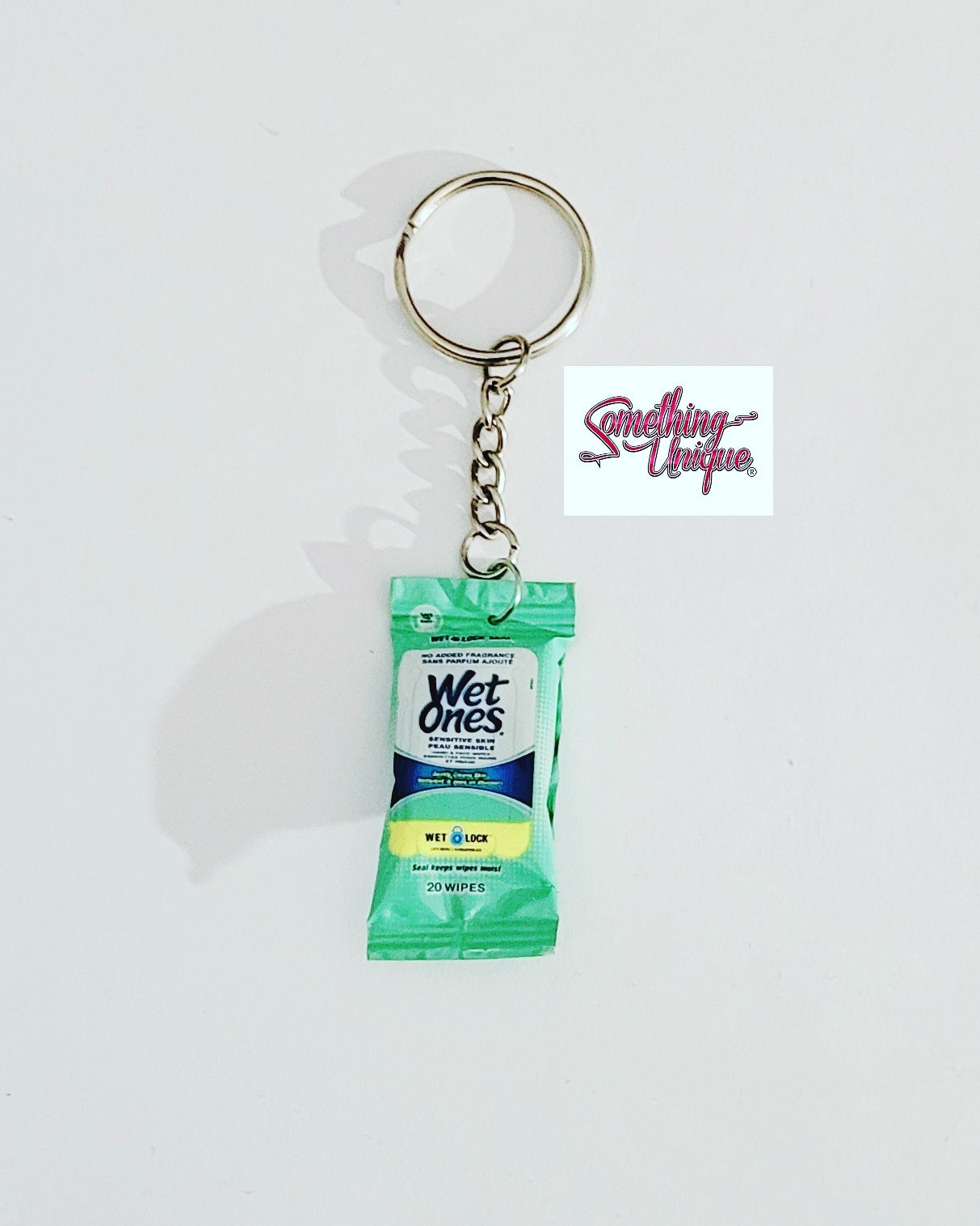 Mini WetOnes Wipes Pack Keychain