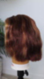 Thumbnail: Toffee Brown Mix Blonde Natural Black Layered Cut Glueless 5x5 Closure Lace Bob