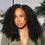 Thumbnail: ISEE 20" M-Cap Wear Go Kinky Curly 9x6 Pre Bleached Pre-Cut Lace Wig
