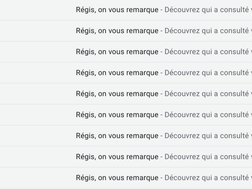 Google et Linkedin me disent que je suis populaire