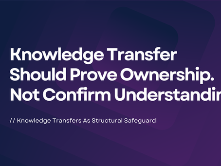 Knowledge Transfer as Structural Safeguard