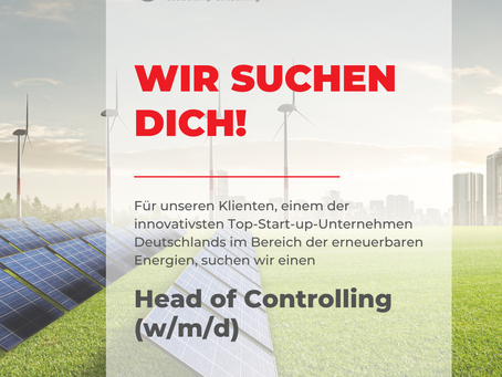 Wir suchen: Head of Controlling (w/m/d)