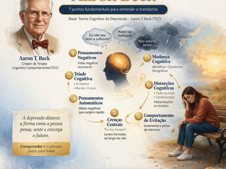 Depressão segundo Aaron Beck: 7 pontos fundamentais para entender o transtorno