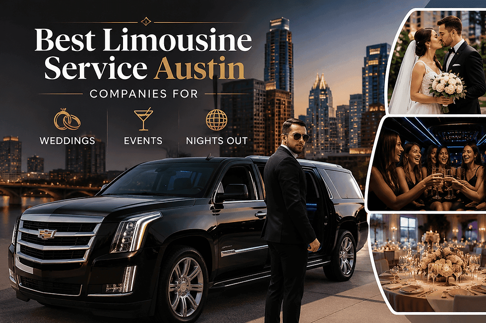 Best Limousine Service Austin Companies for Weddings, Events & Nights Out