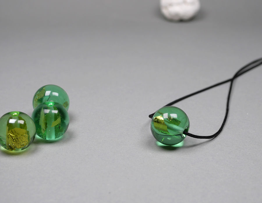Miniaturbild: "Pureness" Glasperlenkette in APPLETINI