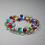 Thumbnail: Buntes Glasperlenarmband