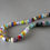 Miniaturbild: Buntes Glasperlen Collier