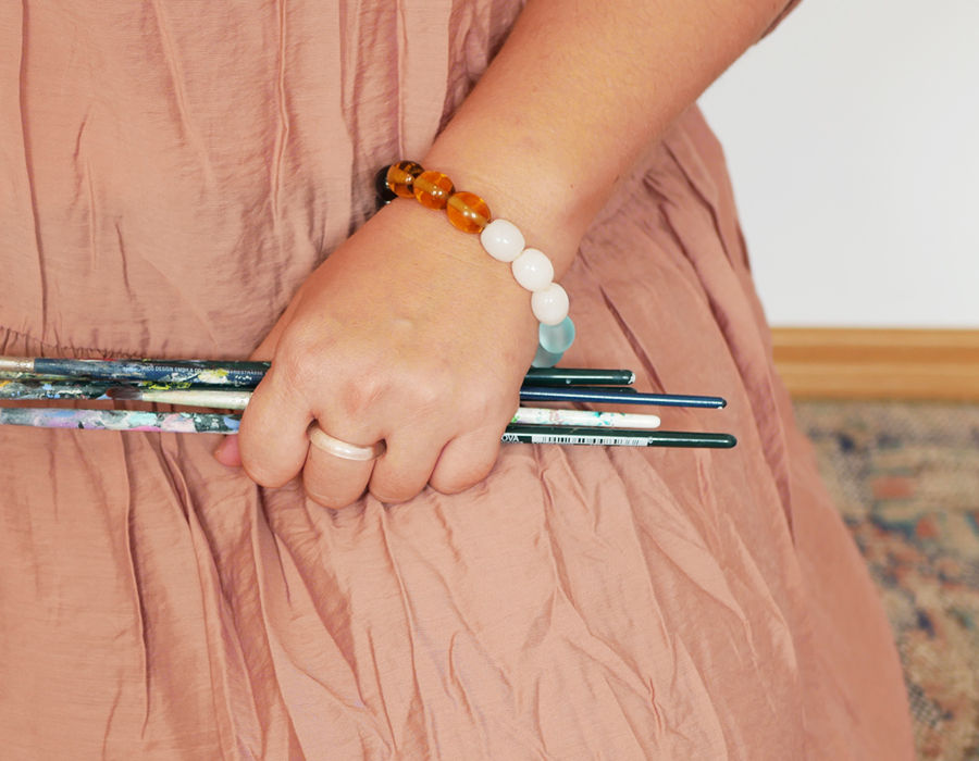 Miniaturbild: Fingerring aus Borosilikat Glas