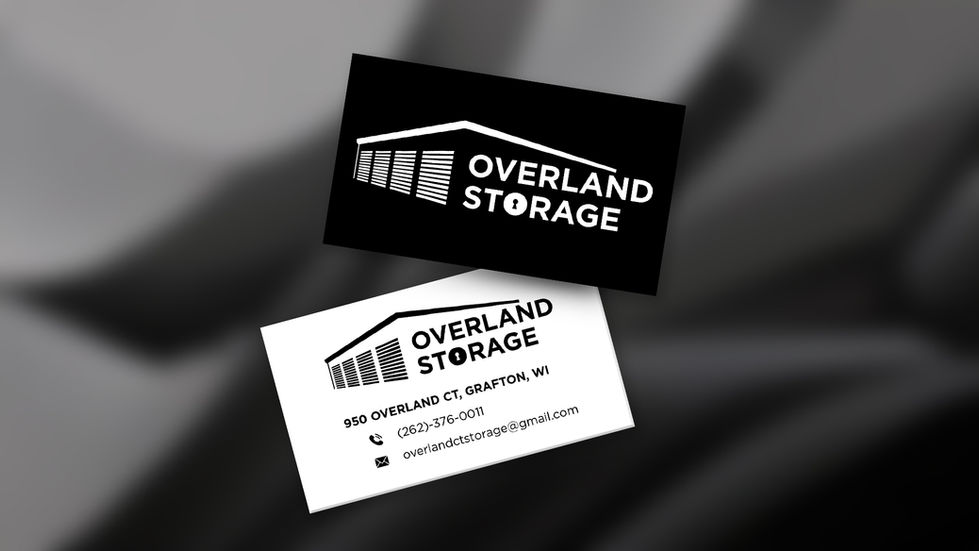 Overland Storage Business Card Mockup