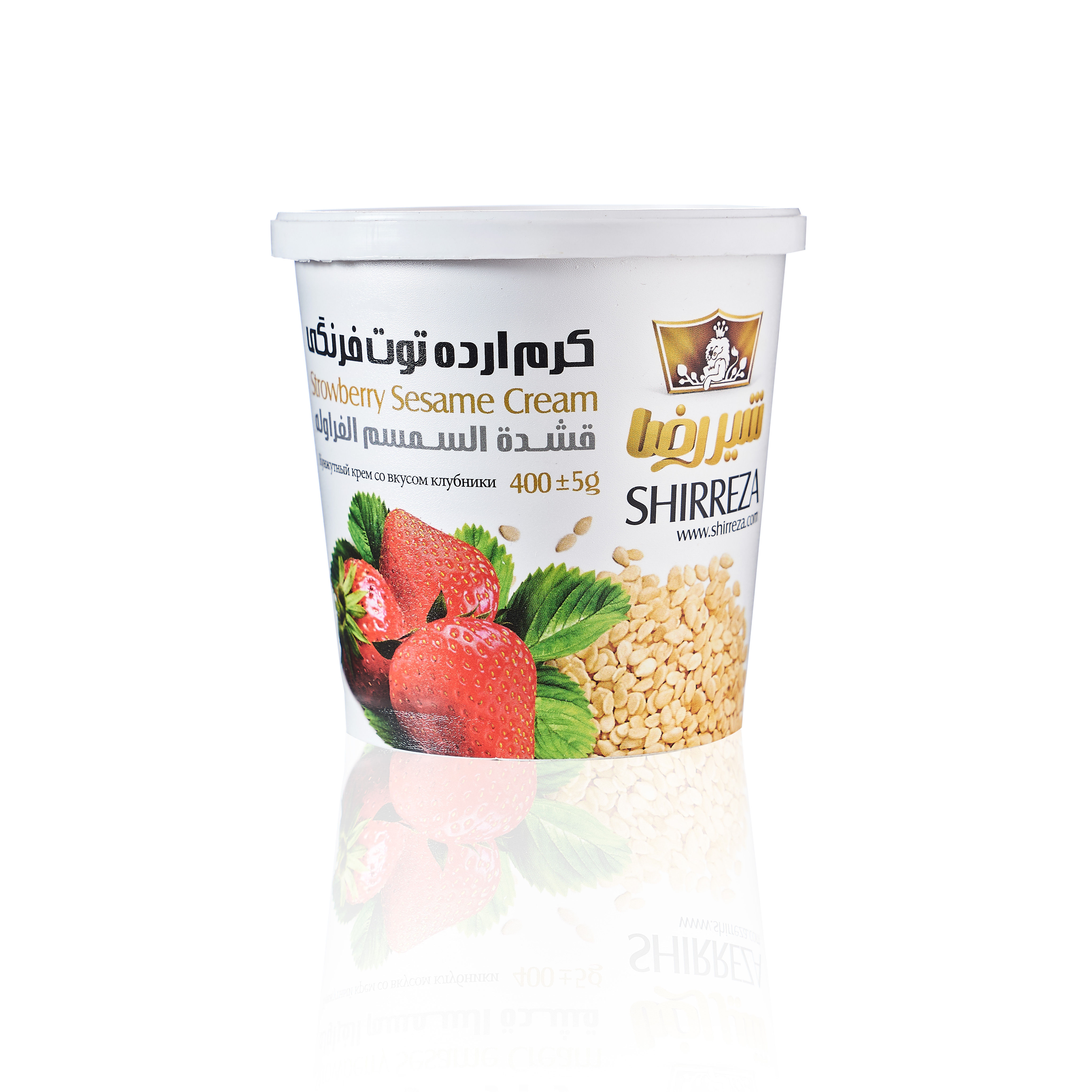 Кунжутная крем-паста с клубникой (400 г)