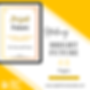Ipad displaying the yellow and white front cover of "Bright Future"  Gratitude, Confidence and Mindfulness Planner for Teens.